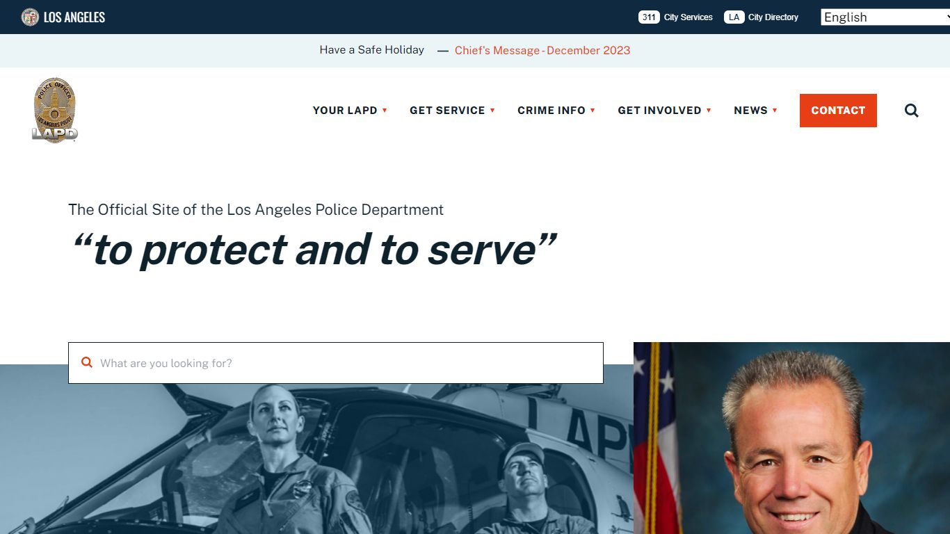 Home of the Los Angeles Police Department - LAPD Online